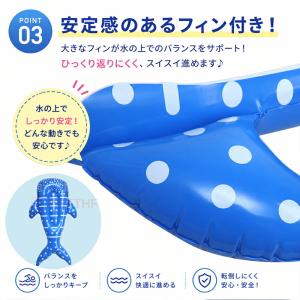 ジンベエザメ フロート 浮き輪 大人用 子供対...の詳細画像4