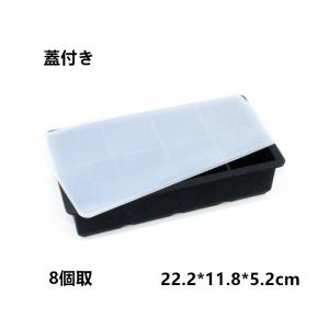 製氷皿 蓋付き 四角氷 透明氷 シリコン 製氷...の詳細画像5