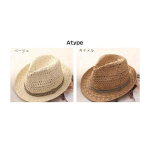 麦わら帽子 レディース メンズ 折りたたみ ス...の詳細画像1