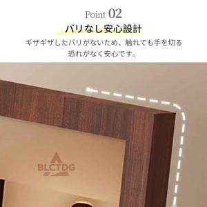 卓上ミラー 木製 天然木 スタンドミラー 角度...の詳細画像3
