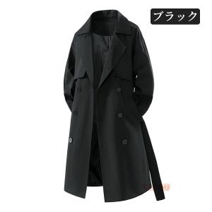 メンズ トレンチコート 春秋 スプリングコート...の詳細画像1
