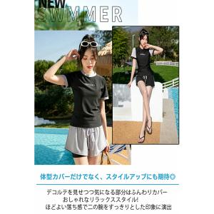 水着 レディース 体型カバー セパレート フィ...の詳細画像3