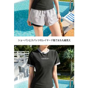 水着 レディース 体型カバー セパレート フィ...の詳細画像4