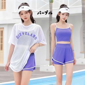 レディース 水着 3点セット セパレート 体型...の詳細画像3