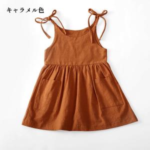 キッズ 女の子 キャミソールワンピース 半袖 ...の詳細画像4