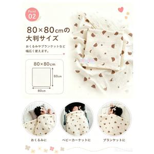 おくるみ ガーゼ ベビー 2重ガーゼ 新生児 ...の詳細画像3