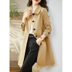 トレンチコート レディース 秋春コート スプリ...の詳細画像1