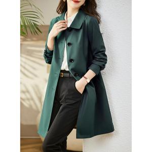 トレンチコート レディース 秋春コート スプリ...の詳細画像3
