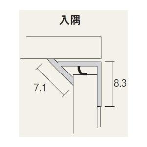 フクビ 【AE2／20本入】 アルパレージ用 入隅 2450mm 壁面化粧パネル(内装)[♪△]｜maido-diy-reform