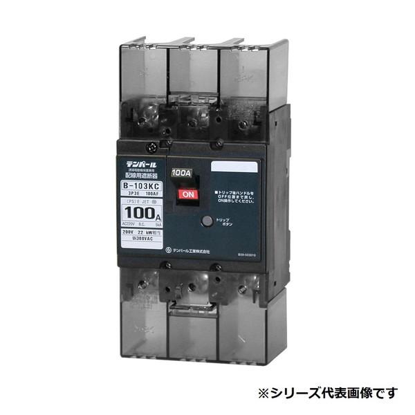 テンパール工業　B103KC06　配線用遮断器 分電盤協約サイズ Kシリーズ 100AF 3P3E ...