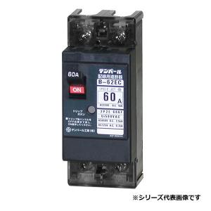 テンパール工業　B62EC60　配線用遮断器 経済タイプ Eシリーズ 60AF 2P2E 100-100/200-200-415V 60A 表面形 [££]｜maido-diy-reform