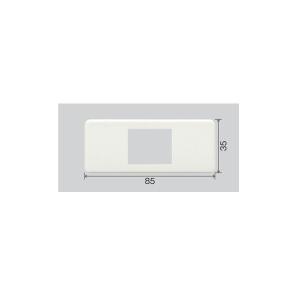 神保電器 BPN-1UP(PW) エレガンスプレート