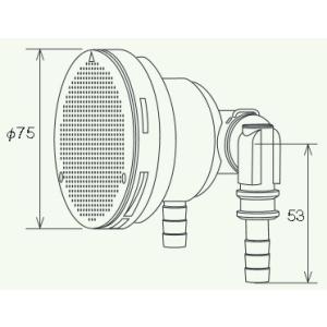 ガス給湯器部材 パロマ  【BSFA-CPJ10】(50696)  LS兼用循環金具（バスアダプター）強制循環・タケノコ接続タイプ（φ10樹脂管用）｜maido-diy-reform