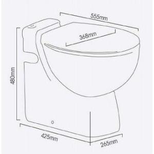 普通便座モデル 排水圧送粉砕ポンプ一体型トイレ 排水圧送粉砕ポンプ一体型トイレ Sfa C11lvse 100 サニコンパクトプロ トイレ