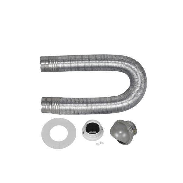 リンナイ 『DPS-80KC 22-6048』 ガス衣類乾燥機 乾太くん 部材 ダンパー付排湿管セッ...