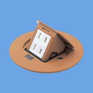 電設資材 パナソニック　DU1100AK　住宅電源用F型アップコン ケーブル工事用 丸型 2コ口 バ...