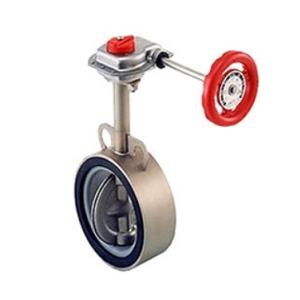 栗本鐵工所 ステンレス製バタフライ弁 白蝶 M-611GH (A)80(B)3 [□]