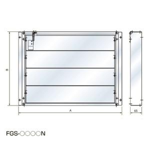富士工業 ○富士工業/FUJIOH レンジフード部材【HDS-150】電動密閉式