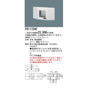 Panasonic（パナソニック） FK11724C LED誘導灯リニューアルプレート壁
