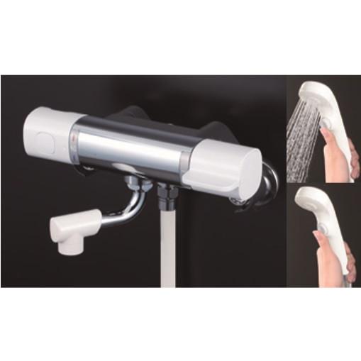 KVK　FTB100KKCPF8　サーモスタット式シャワー 高温出湯温度規制サーモ水栓 80mmパイ...