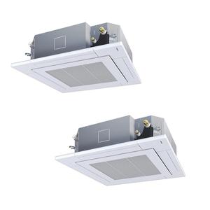 日本キヤリア/旧東芝 GUEB11212XU 業務用エアコン 天井カセット形 4方向吹出し スマートエコneo 同時ツイン P112 4馬力 三相200V ワイヤレス ♪∀