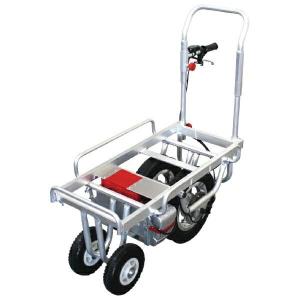 アルミス HAKOBOU 電動運搬車 ハートタイヤ ハコボU 充電式 最大積載荷重100kg 荷台伸縮 手押し車 台車 農作業 ♪