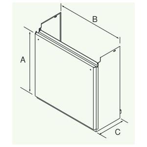 パロマ 給湯器 配管カバー/950L/壁掛用HCFA-7 : 住宅設備機器の