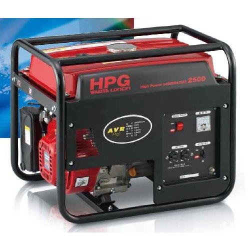 ワキタ ガソリン発電機　HPG2500-6　ゼネレーター AVR 60Hz 2300W メイホーシリ...