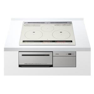 IHクッキングヒーター 日立　HT-M8STF(S)　M8Tシリーズ 3口IH 鉄・ステンレス対応 幅60cm シルバー [♪]