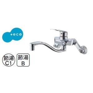 SANEI 水栓金具 三栄水栓 K17CE-13 壁付シングルレバー式 シングル混合