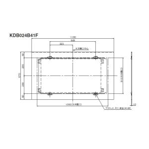 ダイキン　kdb024b41f　ハウジングエアコン別売品 ワイドパネル 670×1160 フレッシュホワイト [♪▲]｜maido-diy-reform