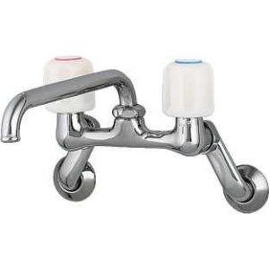 カクダイ（KAKUDAI） 水栓金具 722-004-D 壁付水栓 マットブラック