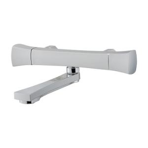 TOTO 【TKJ20BAU】 壁付2ハンドル混合水栓（整流、共用） яг