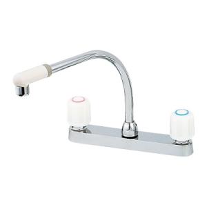 カクダイ（KAKUDAI） 水栓金具 117-062 シングルレバー混合栓 ブレード