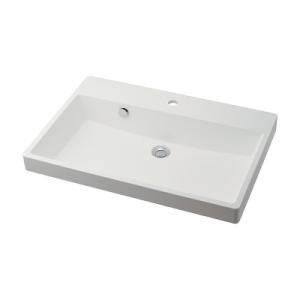 カクダイ 洗面所 カクダイ 493-008 角型洗面器(1ホール 