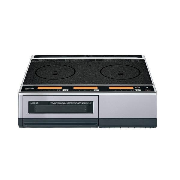 IHクッキングヒーター パナソニック　KZ-KB21E　据置 KBタイプ 2口IH ブラック(石目調...
