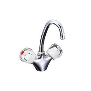水栓金具 INAX/LIXIL　LF-206A-G　洗面器・手洗器用 ワンホール改造用 2ハンドル混合 一般地 [★]