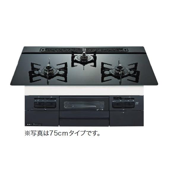 ノーリツ N3WV7RWTP1 ビルトインコンロ Fami ファミ 75cmタイプ ブラックガラスト...