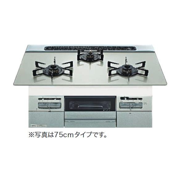 ノーリツ N3WV7RWTP2SI ビルトインコンロ Fami ファミ 75cmタイプ ムーンシルバ...