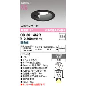 ODELIC（オーデリック） OD261849 昼白色 軒下用LEDダウンライト 人感