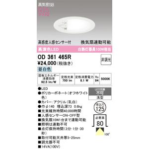 ODELIC（オーデリック） OD261967R 照明器具 高感度人感センサ付