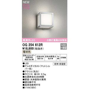 オーデリック　OG254612R　エクステリア ポーチライト