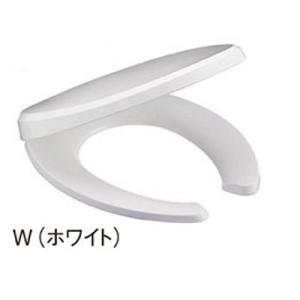 便座 三栄水栓　PW9022-W　トイレ用品 前割便座 ホワイト｜maido-diy-reform