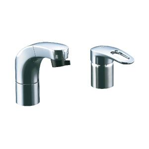 水栓金具 INAX/LIXIL　RLF-682Y　洗面所 ホース収納式シングルレバー洗髪シャワー混合水栓 一般地｜maido-diy-reform