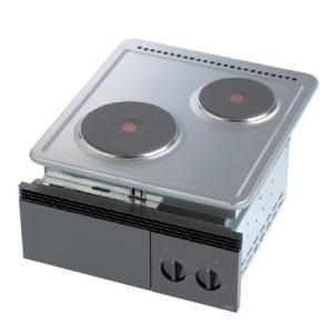 三化工業 ハイラジエントヒーター SRH-252G 200V ビルトイン 2口 幅