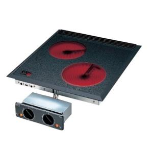 三化工業 SNK SRH-M226A ハイラジエントヒーター 据置型2口(グリル付