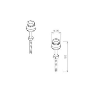 補高便座 TOTO 部材　TCA455　取付ボルト組品 [■]｜maido-diy-reform