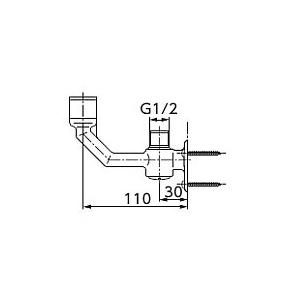 湯ぽっと部材 TOTO　TN74-2R　アクアオート（自動水栓）取付用脚