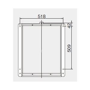 リンナイ（Rinnai） ガス給湯器 部材 UOP-P030 扉内設置用取付BOX