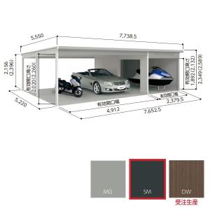 【関東限定】ヨド物置 【VGC-2652+VKC-5052】 ラヴィージュlll 標準高タイプ 一般型 スミ [♪▲]｜maido-diy-reform